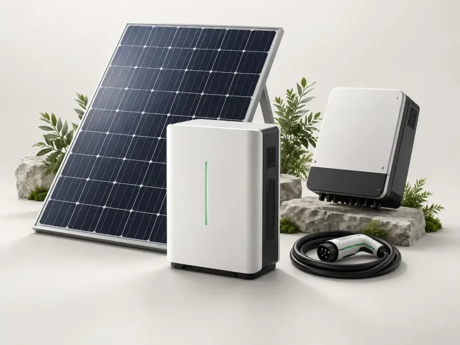 New energy & storage category illustration